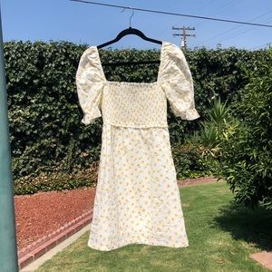 Petite Studio NYC Aniston Cotton Dress Daisy Print